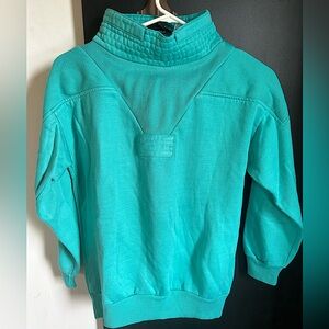 Vintage 80's Turquoise Sweatshirt Size M